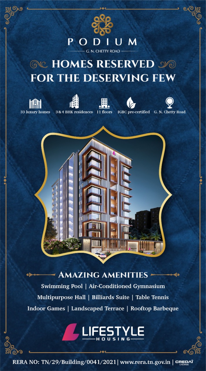 Lifestyle Podium T nagar, Chennai Price, Floor Plans, Reviews